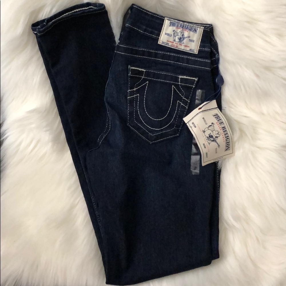 True Religion High Rise Jean Legging